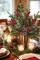 4 Pcs Christmas Artificial Pine Branches 28.3 inch Norfolk Pine Stems (Red) 1"D x 1"W x 1"H